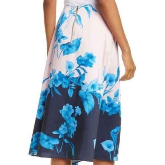 Ted Baker Nemea Fantasia Floral Midi Skirt NWT US 6 NWT - Picture 2 of 8